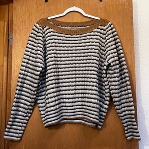 NWOT women’s Nine West cropped boatneck sweater size xxl